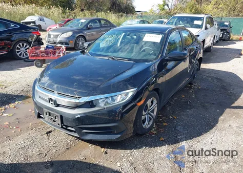 2017 Honda Civic Lx from USA, damaged, VIN 19XFC2F56HE029005